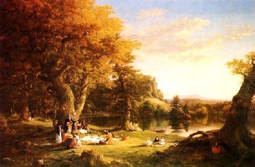 Thomas Cole The Hunter's Return oil painting image